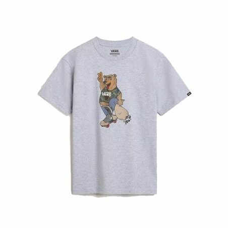 Maglia a Maniche Corte per Bambini Vans Peace Oso Crew Grigio