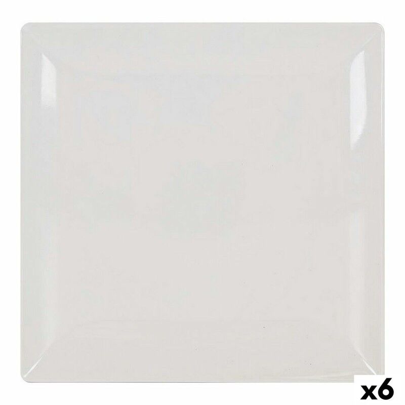 Teglia da Cucina La Mediterránea Elite Bianco Ceramica Quadrato 30 x 30 x 2,5 cm (6 Unità) Teglia da Cucina La Mediterránea Elite Bianco Ceramica Quadrato 30 x 30 x 2,5 cm (6 Unità)