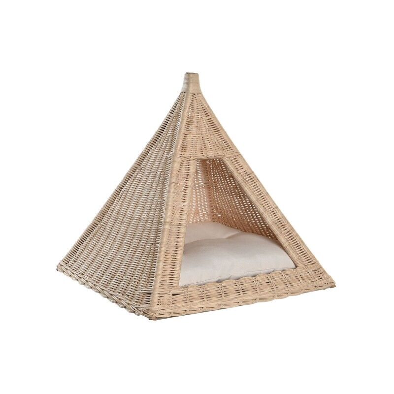 Letto per animali domestici DKD Home Decor Naturale Rattan 45 x 45 x 45 cm Letto per animali domestici DKD Home Decor Naturale Rattan 45 x 45 x 45 cm