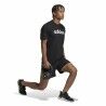 Pantaloni Corti Sportivi da Uomo Adidas Hiit 3S Nero 9"
