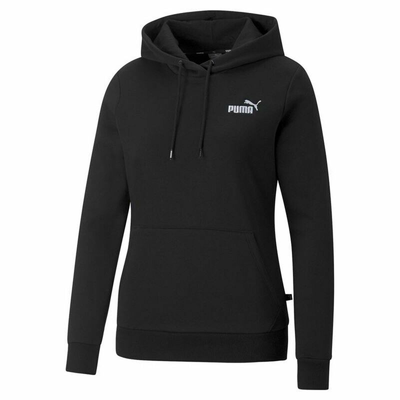 Felpa con Cappuccio Donna Puma Nero Felpa con Cappuccio Donna Puma Nero