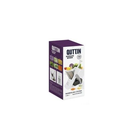 Tritatutto Manuale per Verdure Quttin 4 in 1 14,5 x 14,5 x 33 cm (6 Unità)