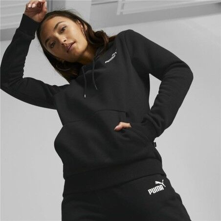 Felpa con Cappuccio Donna Puma Nero
