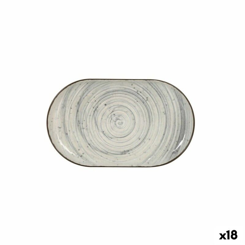 Vassoio per aperitivi La Mediterránea Vortex Ovale 25 x 15 x 2,2 cm (18 Unità) Vassoio per aperitivi La Mediterránea Vortex Ovale 25 x 15 x 2,2 cm (18 Unità)