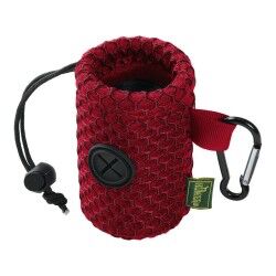 Dispenser di Buste per Animali Domestici Hunter Rosso Portaborse Rete