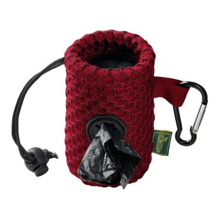 Dispenser di Buste per Animali Domestici Hunter Rosso Portaborse Rete