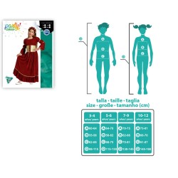 Costume per Bambini Regina Medievale