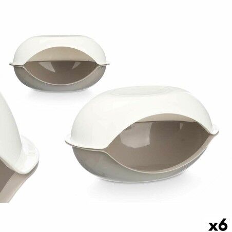 Letto per animali domestici Mascow ARDNT-10 Bianco Grigio Plastica 58 x 32 x 37 cm 6 Unità