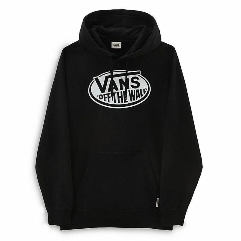 Felpa con Cappuccio Uomo Vans Classic Off The Wall Nero Felpa con Cappuccio Uomo Vans Classic Off The Wall Nero
