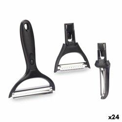 Set di Pelapatate Kinvara KT190129 Acciaio inossidabile polipropilene ABS Testine Intercambiabili 3 Pezzi (24 Unità)