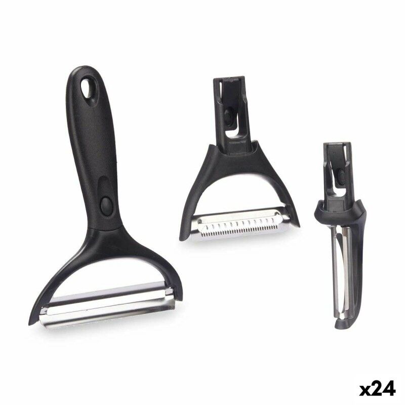 Set di Pelapatate Kinvara KT190129 Acciaio inossidabile polipropilene ABS Testine Intercambiabili 3 Pezzi (24 Unità) Set di Pelapatate Kinvara KT190129 Acciaio inossidabile polipropilene ABS Testine Intercambiabili 3 Pezzi (24 Unità)