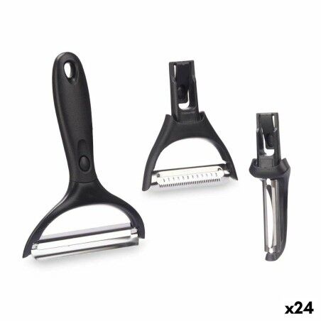 Set di Pelapatate Kinvara KT190129 Acciaio inossidabile polipropilene ABS Testine Intercambiabili 3 Pezzi (24 Unità)