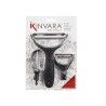 Set di Pelapatate Kinvara KT190129 Acciaio inossidabile polipropilene ABS Testine Intercambiabili 3 Pezzi (24 Unità)
