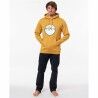 Felpa con Cappuccio Uomo Rip Curl Down The Line Dorato