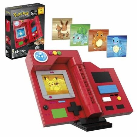 Set di Costruzioni Megablocks MEGA-Pokémon-Pokédex of the Kanto region-322 pieces HYM37