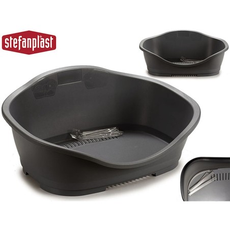 Letto per animali domestici Stefanplast 97621 Grigio Plastica 68 x 27,5 x 49 cm 6 Unità