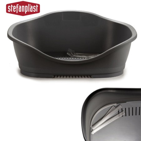 Letto per animali domestici Stefanplast 97621 Grigio Plastica 68 x 27,5 x 49 cm 6 Unità