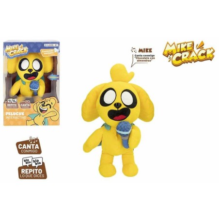 Peluche con Suono Mikecrack Giallo 29 cm