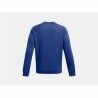 Felpa senza Cappuccio Uomo Under Armour Rival Fleece Crew Azzurro