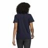 Maglia a Maniche Corte Donna Adidas Farm Print Graphic Blu scuro