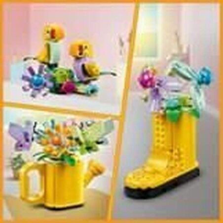 Set di Costruzioni Lego 31149 Creator 3in1 Flowers in the Watering Can Multicolore