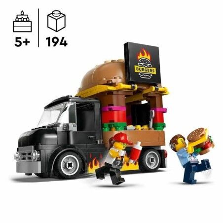 Set di Costruzioni Lego 60404 Hamburger truck Multicolore