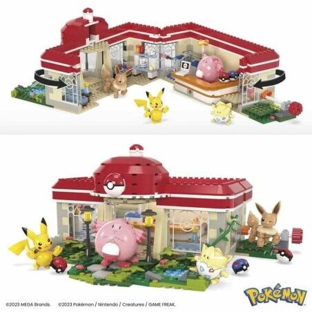 Kit di costruzione Pokémon Mega Construx - Forest Pokémon Center 648 Pezzi