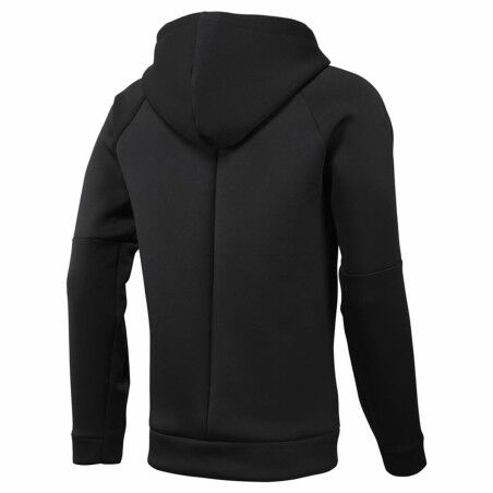 Felpa con Cappuccio Uomo Reebok Supply Tech Nero