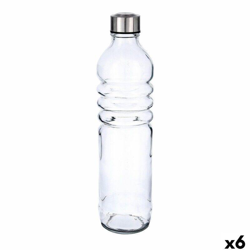 Borraccia Quid Fresh Trasparente Vetro 1,25 L (6 Unità) Borraccia Quid Fresh Trasparente Vetro 1,25 L (6 Unità)