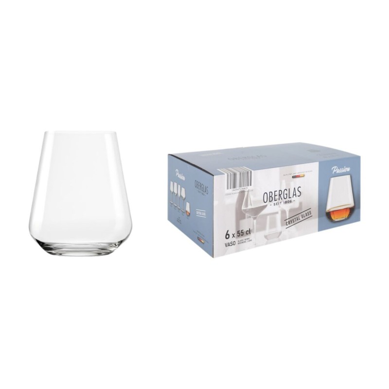 Set di Bicchieri Inde Passion 550 ml 6 Pezzi