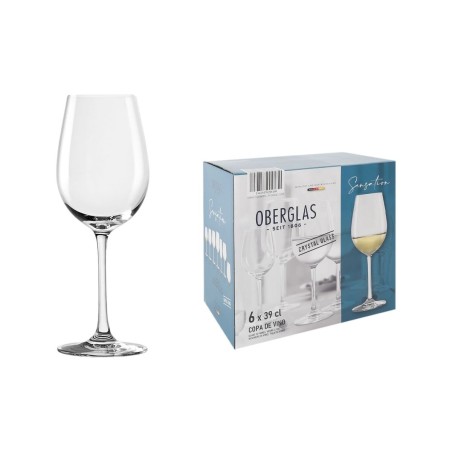 Set di calici da vino Inde Sensation 390 ml 6 Pezzi