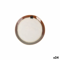 Piatto da pranzo Inde Fustam Ø 20,5 cm (24 Unità)