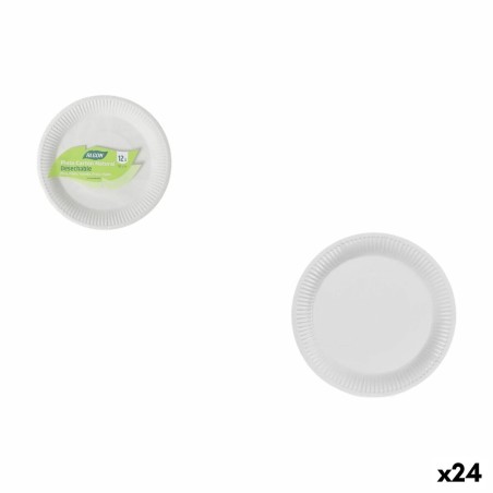 Set di piatti Inde 18 cm 12 Pezzi (24 Unità)
