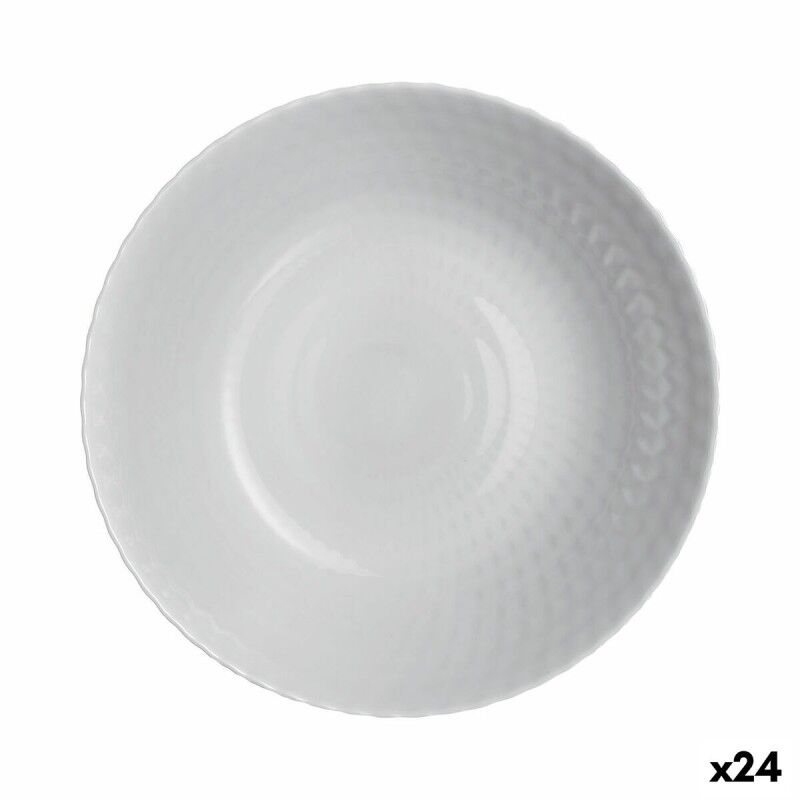 Piatto Fondo Luminarc Pampille Granit Grigio Vetro 20 cm (24 Unità) Piatto Fondo Luminarc Pampille Granit Grigio Vetro 20 cm (24 Unità)