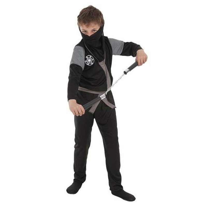 Costume per Bambini Ninja 3-6 anni Nero (4 Pezzi) Costume per Bambini Ninja 3-6 anni Nero (4 Pezzi)
