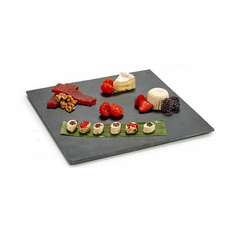 Vassoio per aperitivi Kinvara 551563 Nero 30 x 0,5 x 30 cm Vassoio per aperitivi Kinvara 551563 Nero 30 x 0,5 x 30 cm