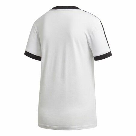 Maglia a Maniche Corte Donna Adidas 3 stripes Bianco