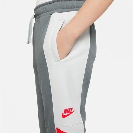 Pantalone di Tuta per Bambini Nike Sportswear  Bianco Grigio scuro