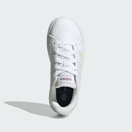 Scarpe Sportive per Bambini Adidas GRAND COURT 2.0K Bianco