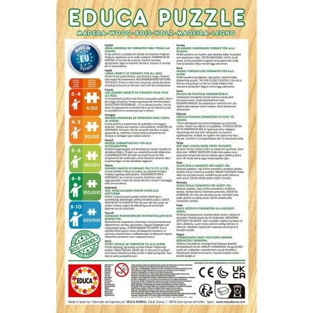 Set di 2 Puzzle Mickey Mouse 19287 16 Pezzi 36 cm