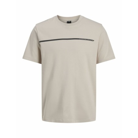 Maglia a Maniche Corte Uomo Jack & Jones JCOFUSION FULL BRANDING 12273120 Grigio