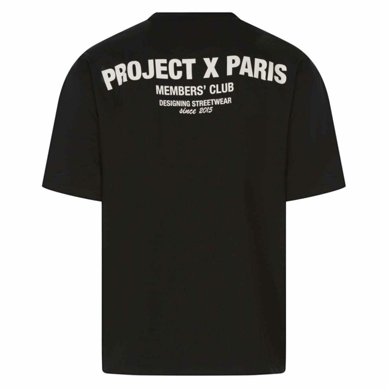 Maglia a Maniche Corte Uomo Project X Paris 2410124 Nero