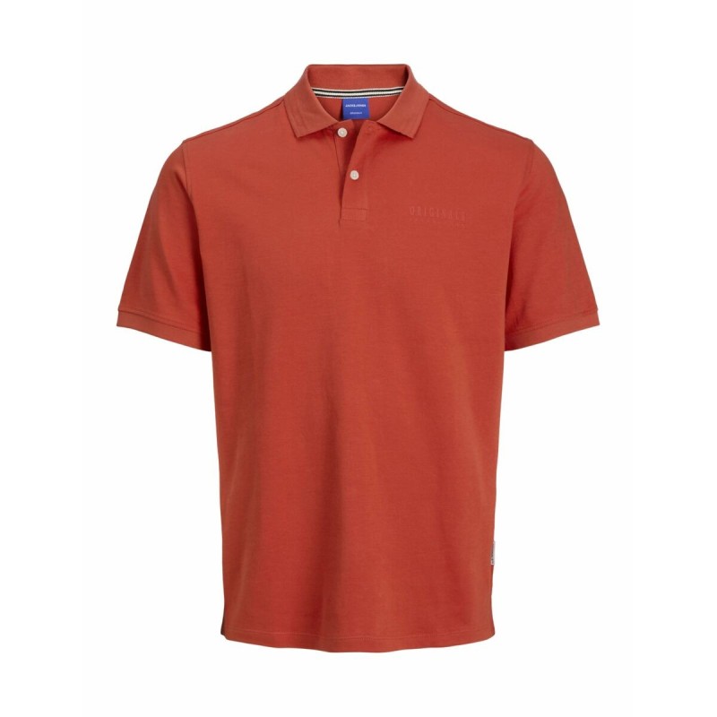 Polo a Maniche Corte Uomo Jack & Jones JORFREDERIKSBERG Arancio Polo a Maniche Corte Uomo Jack & Jones JORFREDERIKSBERG Arancio
