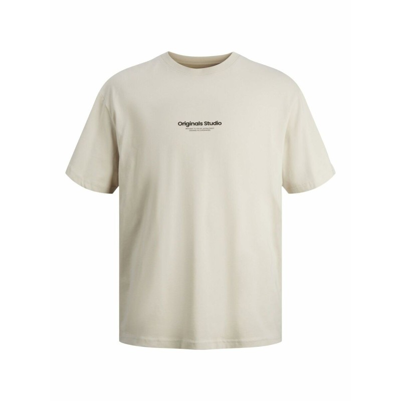 Maglia a Maniche Corte Uomo Jack & Jones JORVESTERBRO TEE SS 12240121 Beige Maglia a Maniche Corte Uomo Jack & Jones JORVESTERBRO TEE SS 12240121 Beige