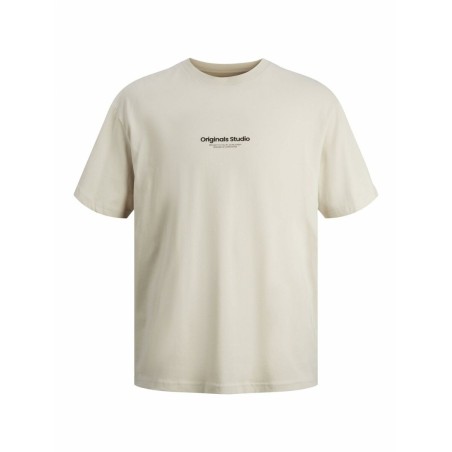 Maglia a Maniche Corte Uomo Jack & Jones JORVESTERBRO TEE SS 12240121 Beige