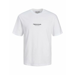 Maglia a Maniche Corte Uomo Jack & Jones JORVESTERBRO TEE SS 12240121 Bianco
