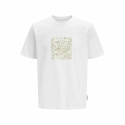 Maglia a Maniche Corte Uomo Jack & Jones JCOTARMAC CAMO FRONT TEE 12273239 Bianco