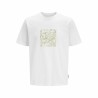 Maglia a Maniche Corte Uomo Jack & Jones JCOTARMAC CAMO FRONT TEE 12273239 Bianco
