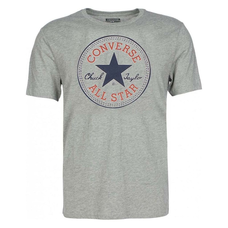 Maglia a Maniche Corte per Bambini Converse CHUCK PATCH SHORT Grigio