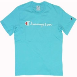 Maglia a Maniche Corte Uomo Champion SS TEE 220256 Azzurro